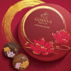 GODIVA 巧克力圓形禮盒