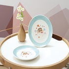 蠟筆小新-陶瓷雙盤組